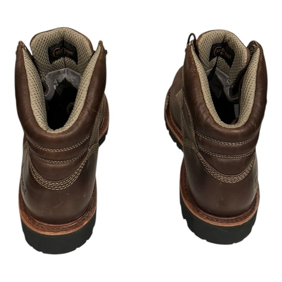 CHIPPEWA Men’s Bolville 6” Comp Toe Waterproof Met Guard Workboot Brown Size 8 - Picture 9 of 9